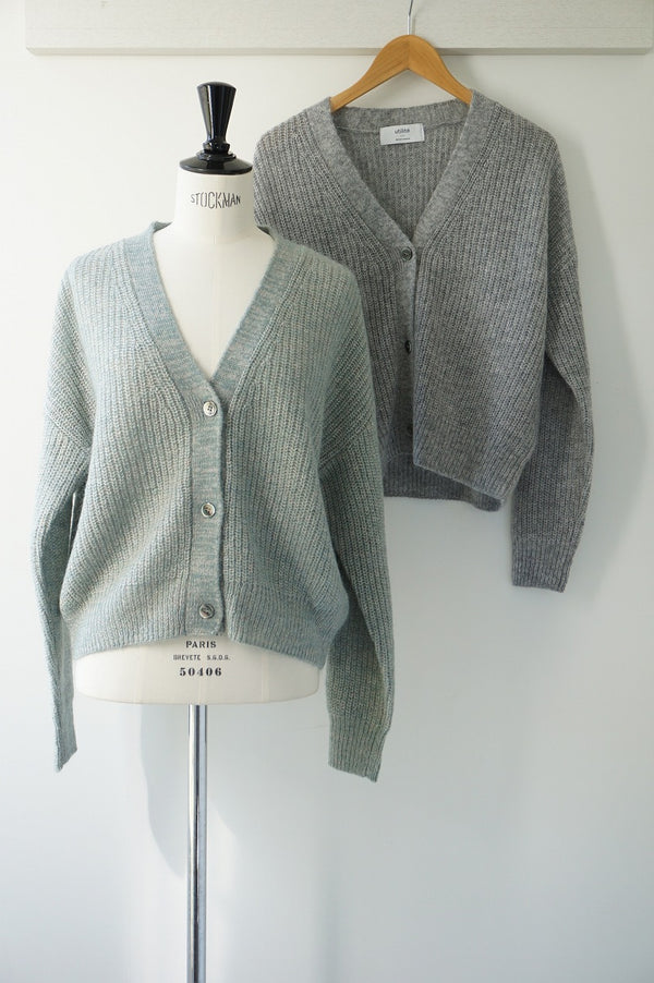 utilite(ユティリテ) Mohair knit ショートカーディガン