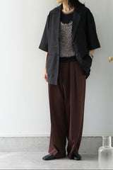 a'nuke(アンヌーク)　Sheer Halfsleeve Jacket 在庫はカラーサイズ欄参照