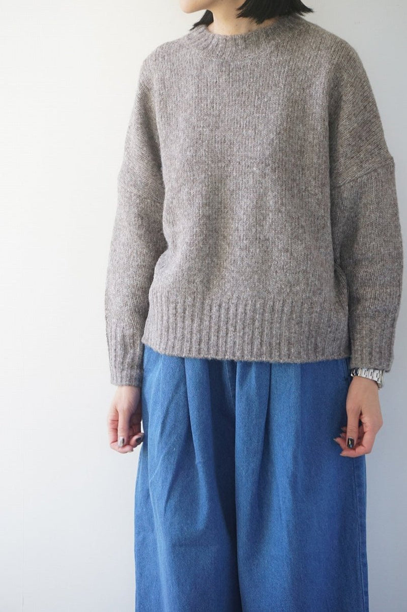 utilite(ユティリテ)melange wool プルオーバー 20%off