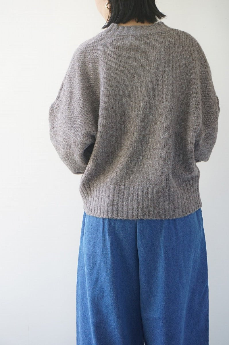 utilite(ユティリテ)melange wool プルオーバー 20%off