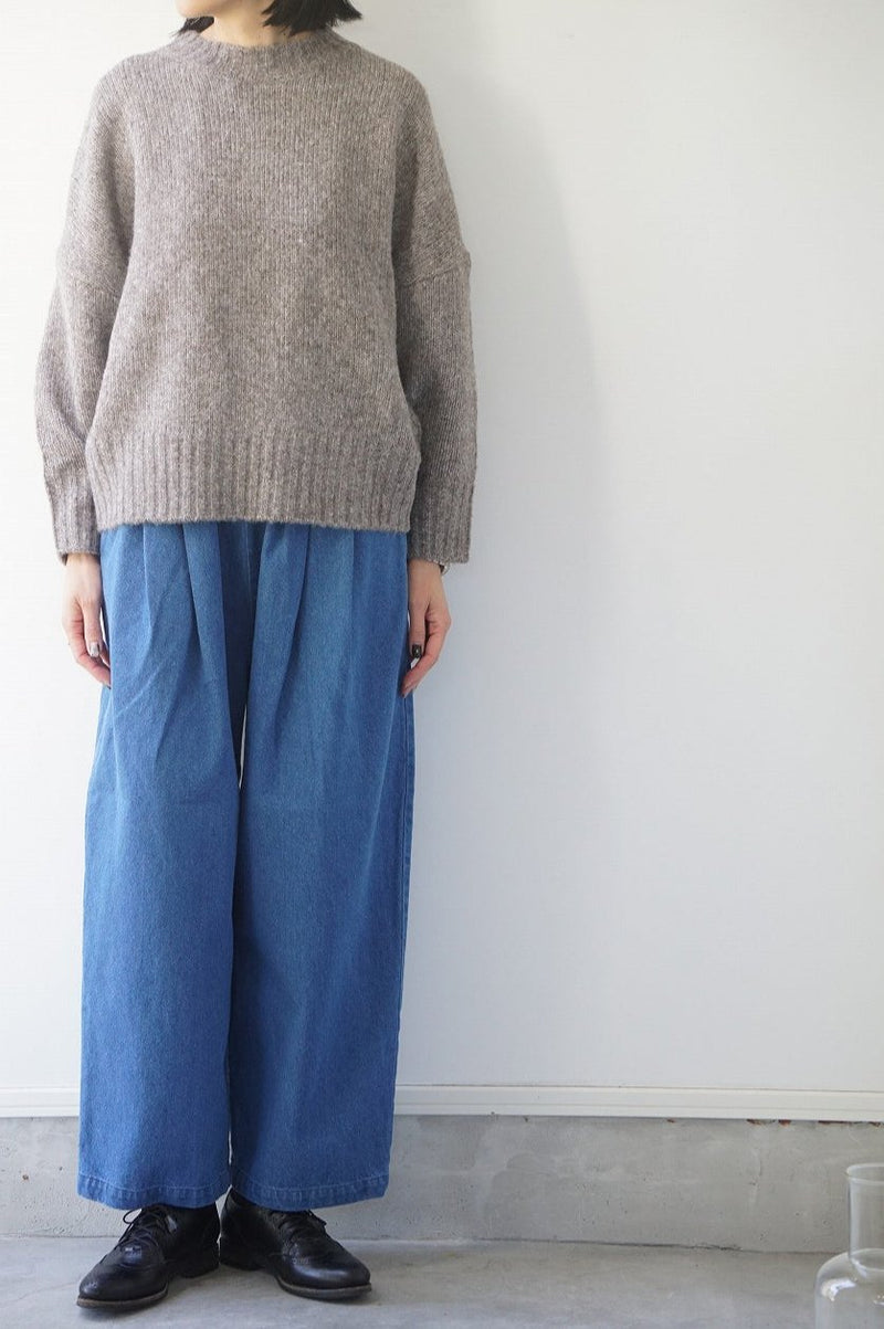 utilite(ユティリテ)melange wool プルオーバー 20%off