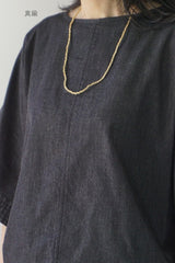 再入荷　fog linen work (フォグリネンワーク)ビーズネックレス　Sサイズ