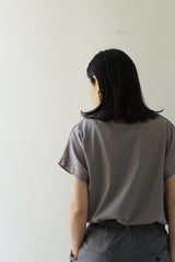 再入荷　TRAVAIL MANUEL(トラバイユマニュアル) クラシック天竺フレンチT　