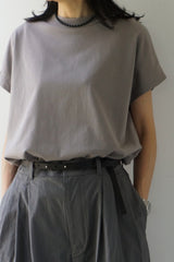 再入荷　TRAVAIL MANUEL(トラバイユマニュアル) クラシック天竺フレンチT　
