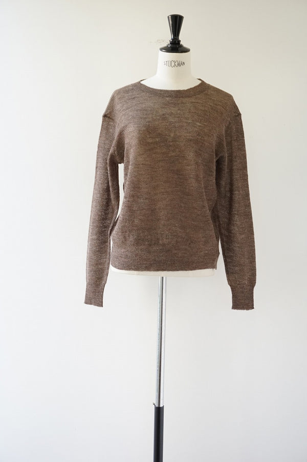 HAU(ハウ)  knit tops fine alpaca