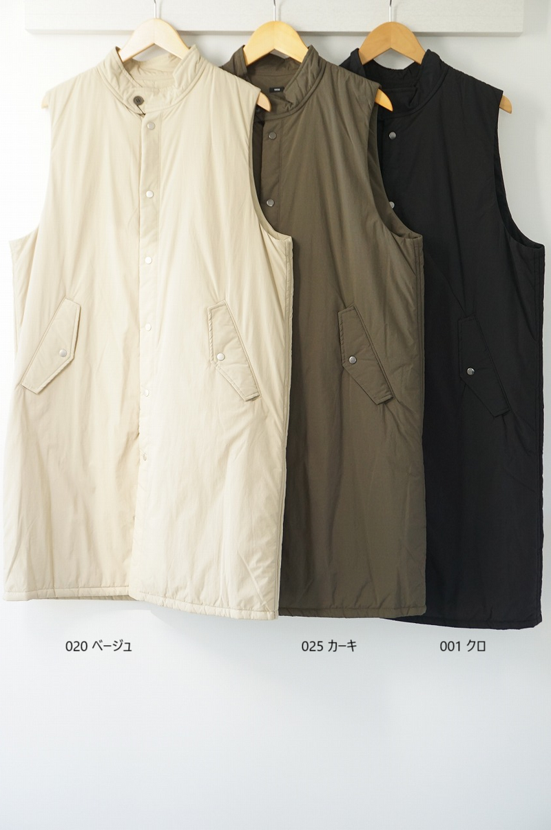 TISSU(ティシュ)ナイロンキルティング(発熱中綿)スタンドカラーロング TISSU(ティシュ)ナイロンキルティング(発熱中綿)スタンドカラーロング