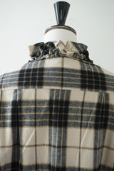 Yarmo(ヤーモ)　Ruffle Shirts Shaggy Check