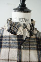 Yarmo(ヤーモ)　Ruffle Shirts Shaggy Check