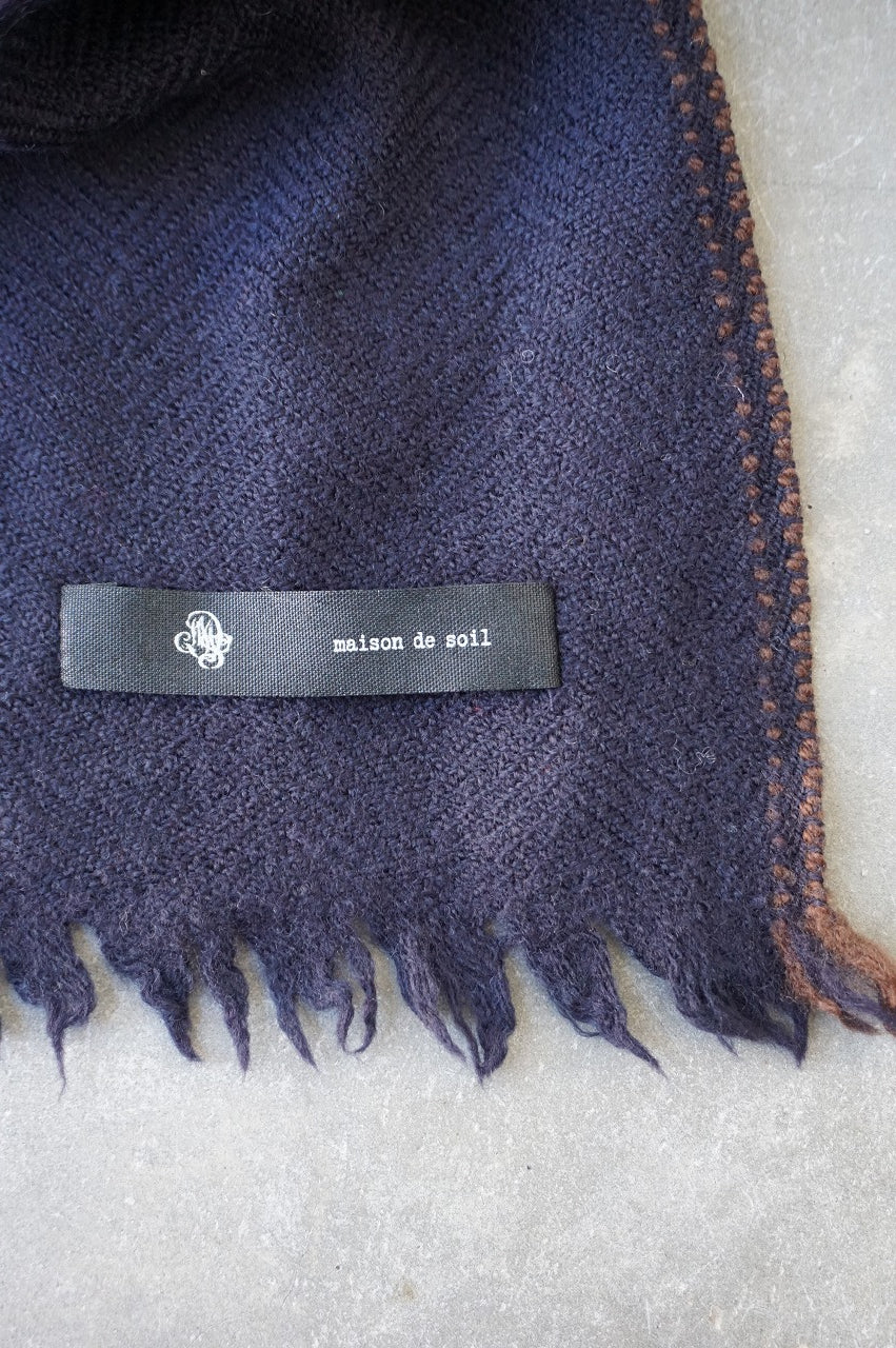 maison de soil(メゾンドソイル) WOOL STOLE 32×188㎝ – SACHET.