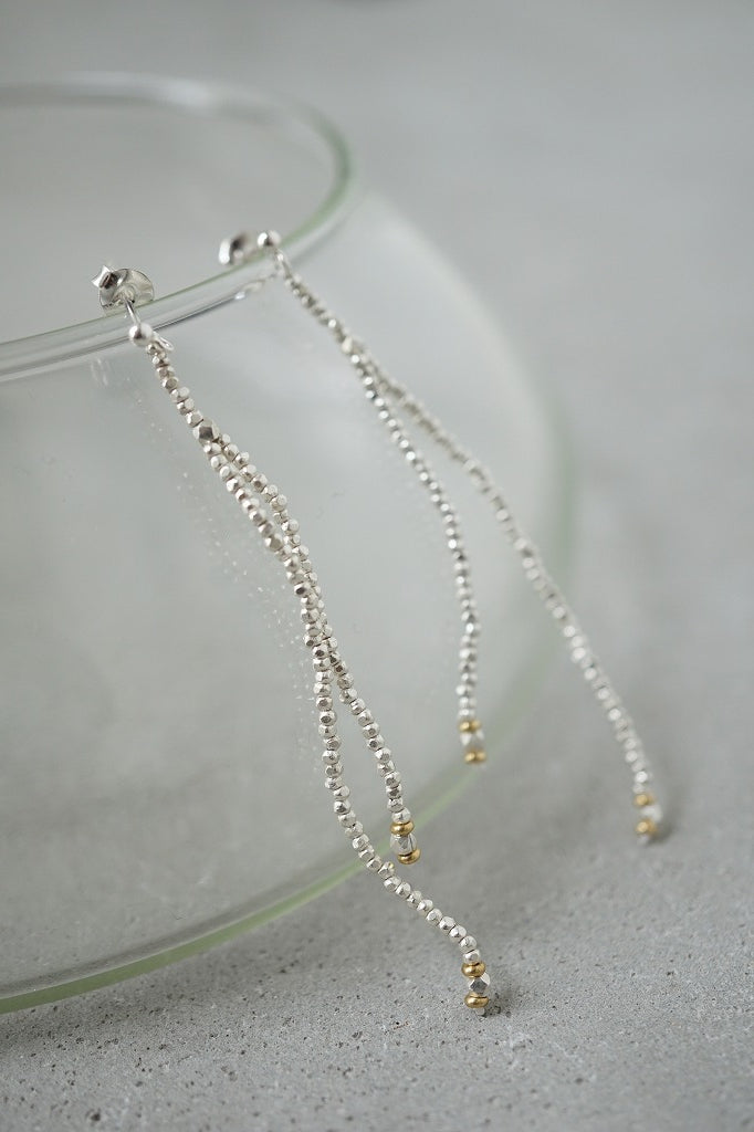 ciika(チカ）chainピアス・イヤリング　シルバー