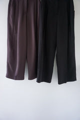再入荷 a'nuke(アンヌーク)　Twill Satin Pants 在庫はカラーサイズ欄参照