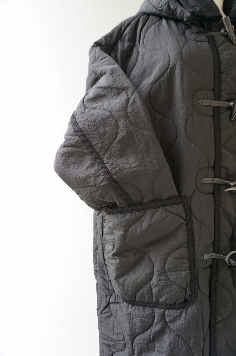 KHA:KI(カーキ)MIL QUILT DUFFLE COAT