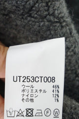 UNIVERSAL TISSU(ユニヴァーサルティシュ)  リサイクルウールパイル　スナップカーディガン