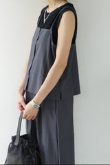 me.（ミードット）sheer satin 2WAY キャミベスト