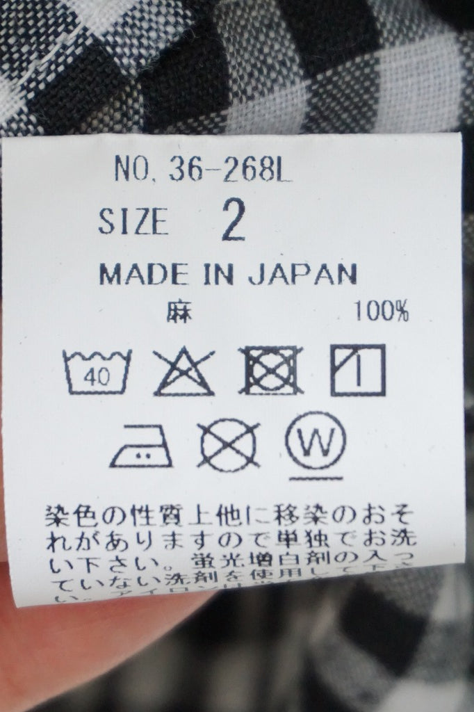 Brocante(ブロカント)グランシャツ ギンガム
