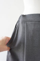 utilite(ユティリテ)トロストレッチ　タックパンツ
