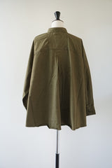 KHA:KI(カーキ)　TENT LINE FATIGUE SHIRT