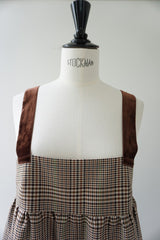 TODAYFUL（トゥデイフル）Check Wide Conbinaison 在庫はお問合せください