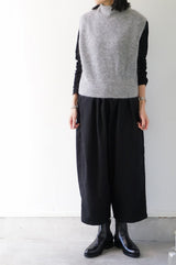 utilite(ユティリテ) Mohair knit タートルネックショートベスト