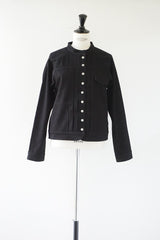 si-si-si comfort(スースースーコンフォート) ベーシックデニムジャケット　 BK INK