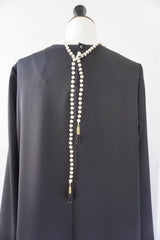 Harriss（ハリス）Cotton Pearl Lariat with Tassel