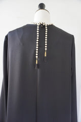 Harriss（ハリス）Cotton Pearl Lariat with Tassel
