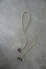 Harriss（ハリス）Cotton Pearl Lariat with Tassel