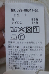 U PHORICA(ユーフォリカ)　SACHET.別注ウールジャガード　カットソー