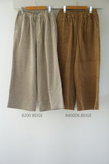 maison de soil(メゾンドソイル)　8WALE CORDUROY EASY WIDE PANTS