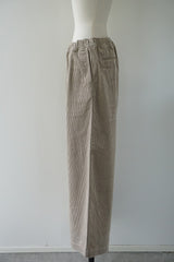 maison de soil(メゾンドソイル)　8WALE CORDUROY EASY WIDE PANTS