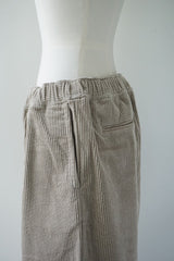 maison de soil(メゾンドソイル)　8WALE CORDUROY EASY WIDE PANTS