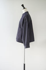 UNIVERSAL TISSU(ユニヴァーサルティシュ)   ナチュラルタイプライター/5.4ozデニム　スタンドカラークラシックシャツジャケット