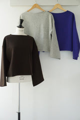 me.（ミードット）wonderool pile wide sleeve プルオーバー