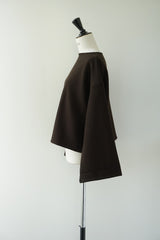 me.（ミードット）wonderool pile wide sleeve プルオーバー