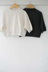 TODAYFUL（トゥデイフル）Harfsleeve Sweat Pullover　在庫はお問合せください
