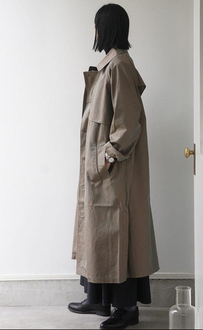 再入荷 TISSU(ティシュ) HIGH DENSITY EFFORTLESS TRENCH – SACHET.