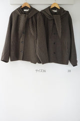 a'nuke(アンヌーク)　Check Coverall Jacket 在庫はカラーサイズ欄参照