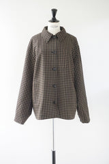 a'nuke(アンヌーク)　Check Coverall Jacket 在庫はカラーサイズ欄参照