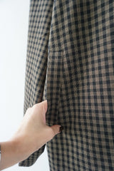 a'nuke(アンヌーク)　Check Coverall Jacket 在庫はカラーサイズ欄参照