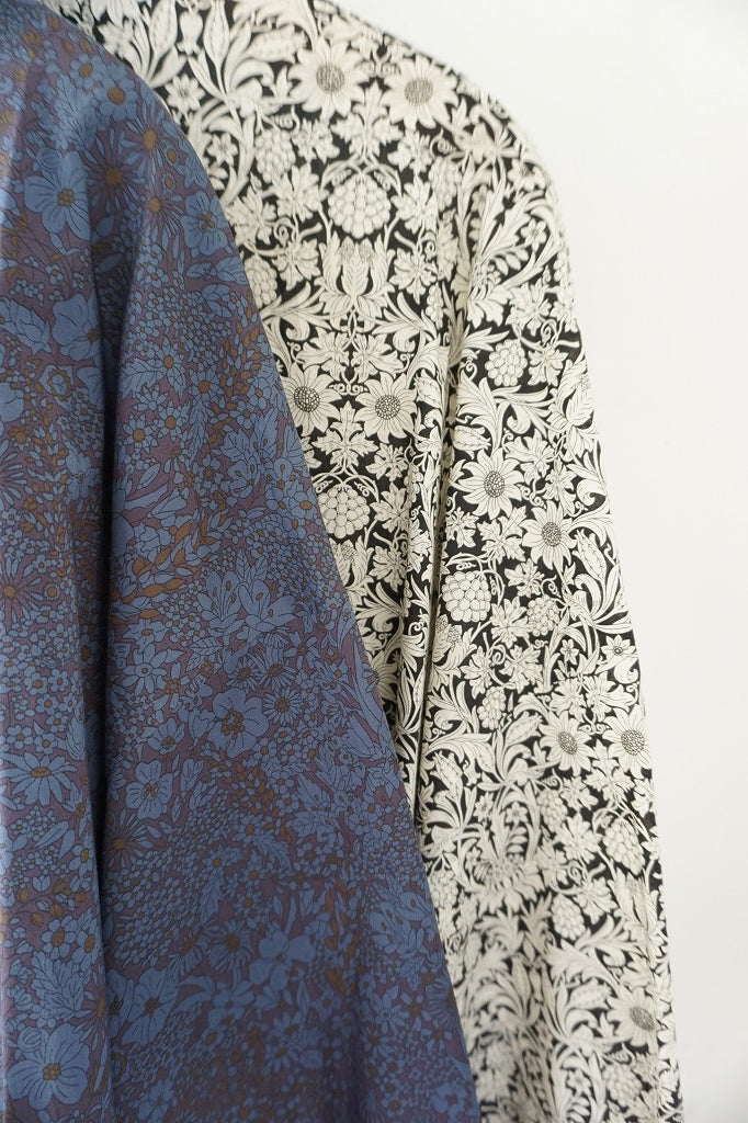 utilite(ユティリテ)　LIBERTY Print　スタンドカラーシャツ