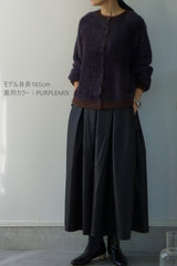 WHYTO.(ホワイト) mix fur cardigan