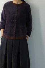 WHYTO.(ホワイト) mix fur cardigan