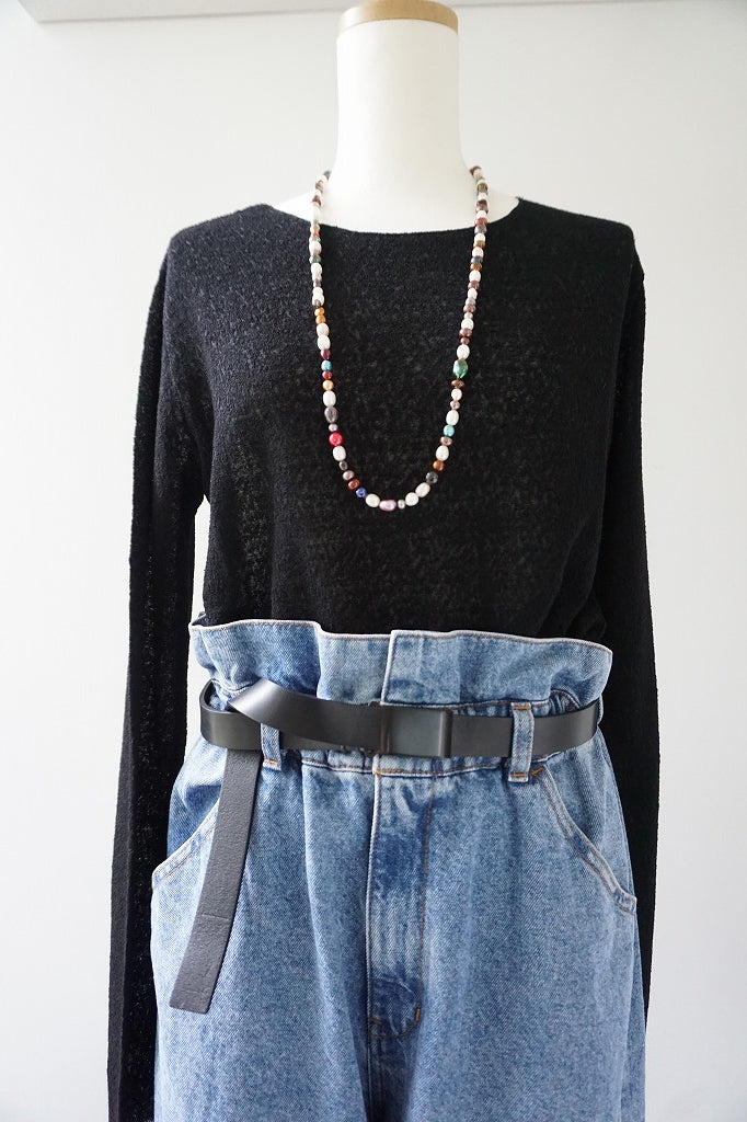 TODAYFUL（トゥデイフル）Cowleather Gacha Belt 在庫はお問合せください