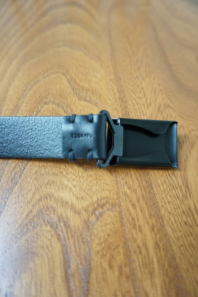 TODAYFUL（トゥデイフル）Cowleather Gacha Belt 在庫はお問合せください