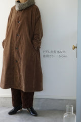 Yarmo(ヤーモ)　Stand Collar Wide Coat