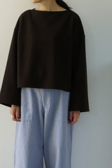 me.（ミードット）wonderool pile wide sleeve プルオーバー