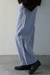 KHA:KI(カーキ)　WIDE FATIGUE TROUSERS