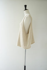 再入荷　mizuiro-ind(ミズイロインド) Lily‐yarn　vest