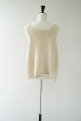再入荷　mizuiro-ind(ミズイロインド) Lily‐yarn　vest