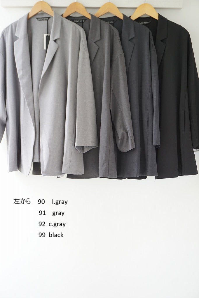mizuiro-ind(ミズイロインド) tailored shirt ジャケット